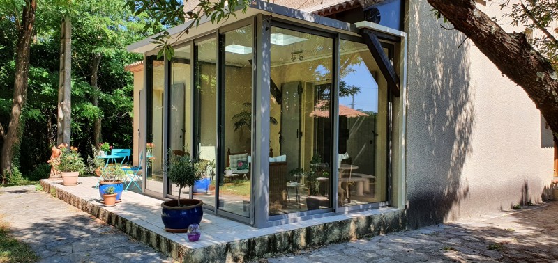 Création d’une veranda aluminium à Bagnols-sur-Cèze (30)