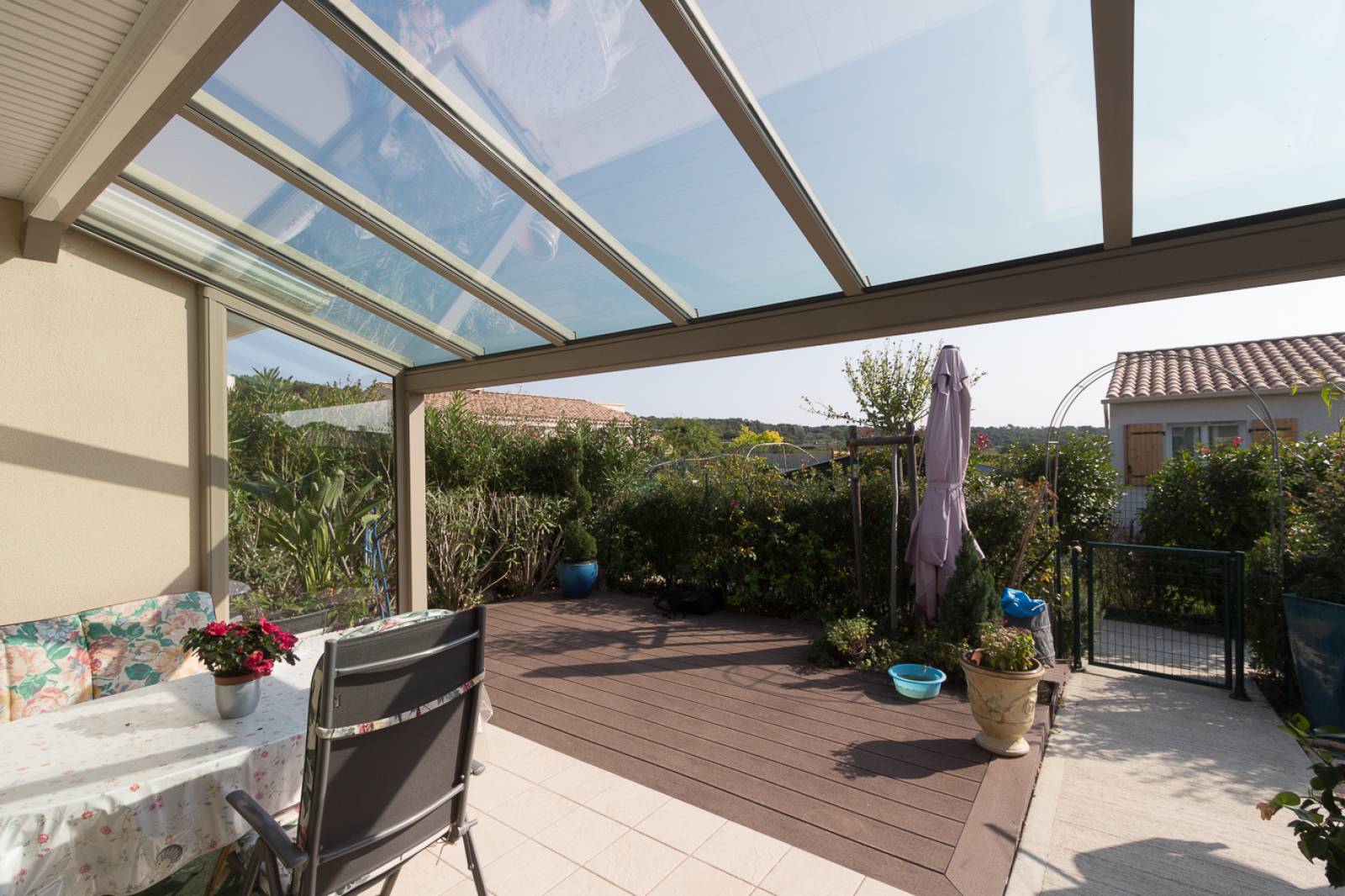 Verrière ou Auvent vitré à Cavillargues