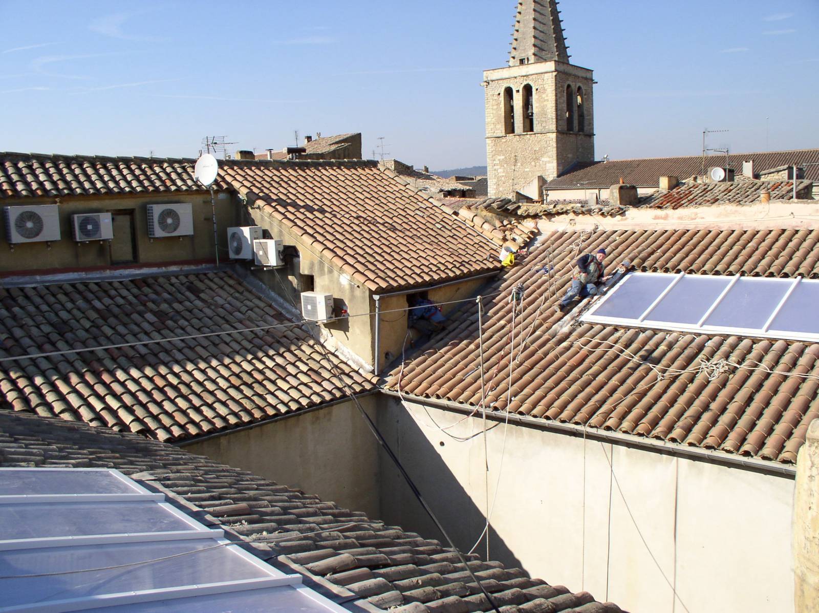 Pose d'une verrière de toit fixe à Montélimar dans la Drôme