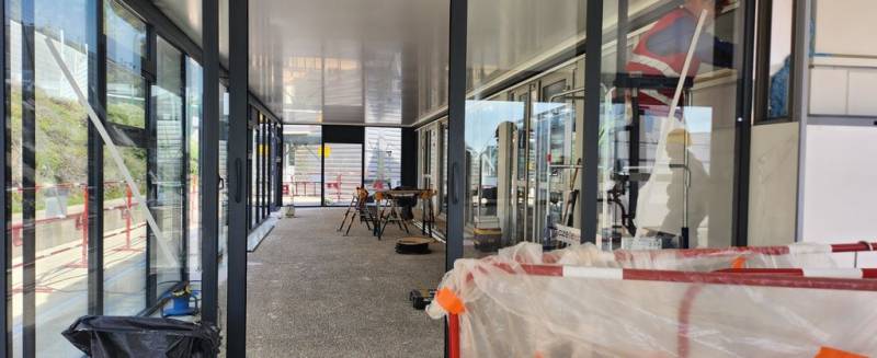 Fabrication d'une très grande véranda de 120m2 dans le Gard