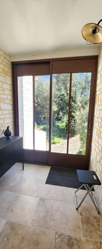 Pose d'une porte vitrée coulissante à à Bagnols-sur-Cèze